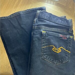 Y2K Blue Cult Corduroy jeans